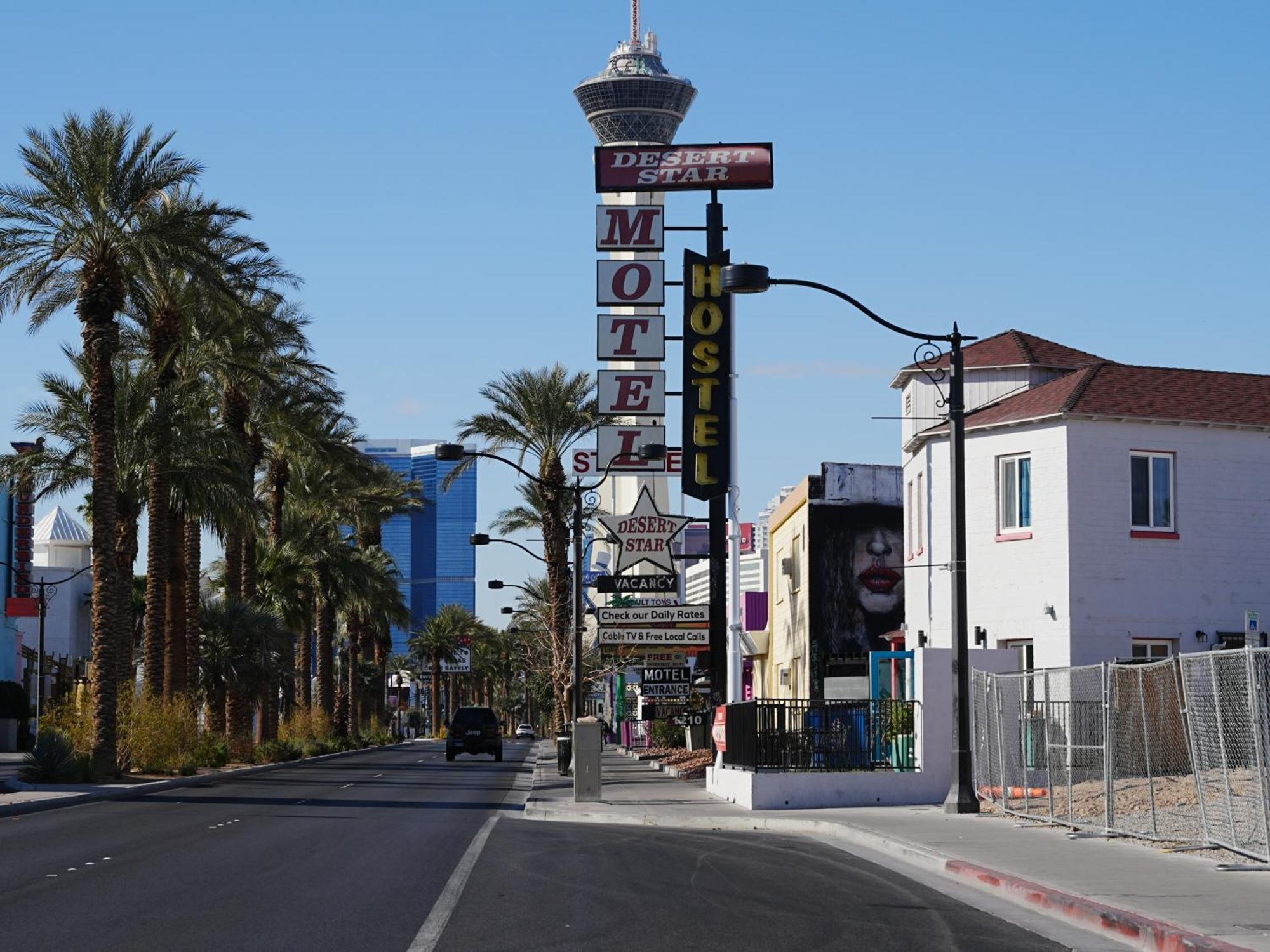 Sin City Hostel Las Vegas Exteriör bild